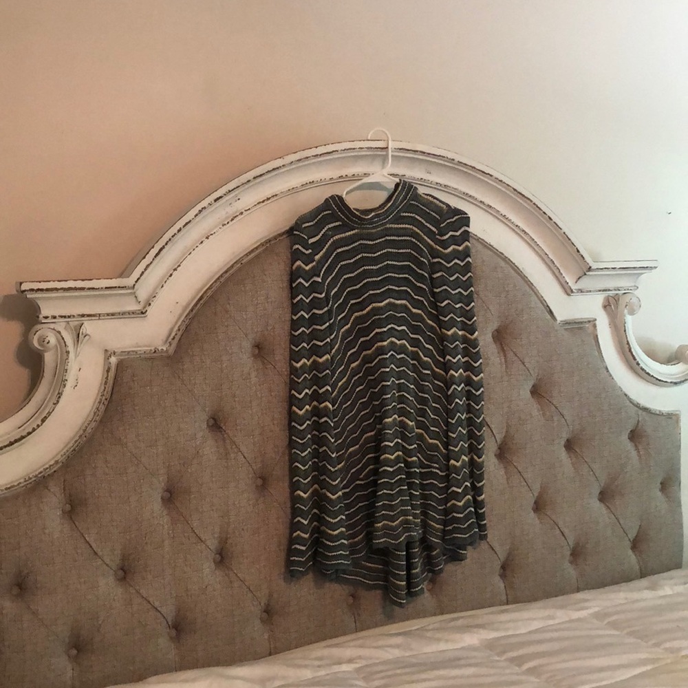 Free People woven shirt dress